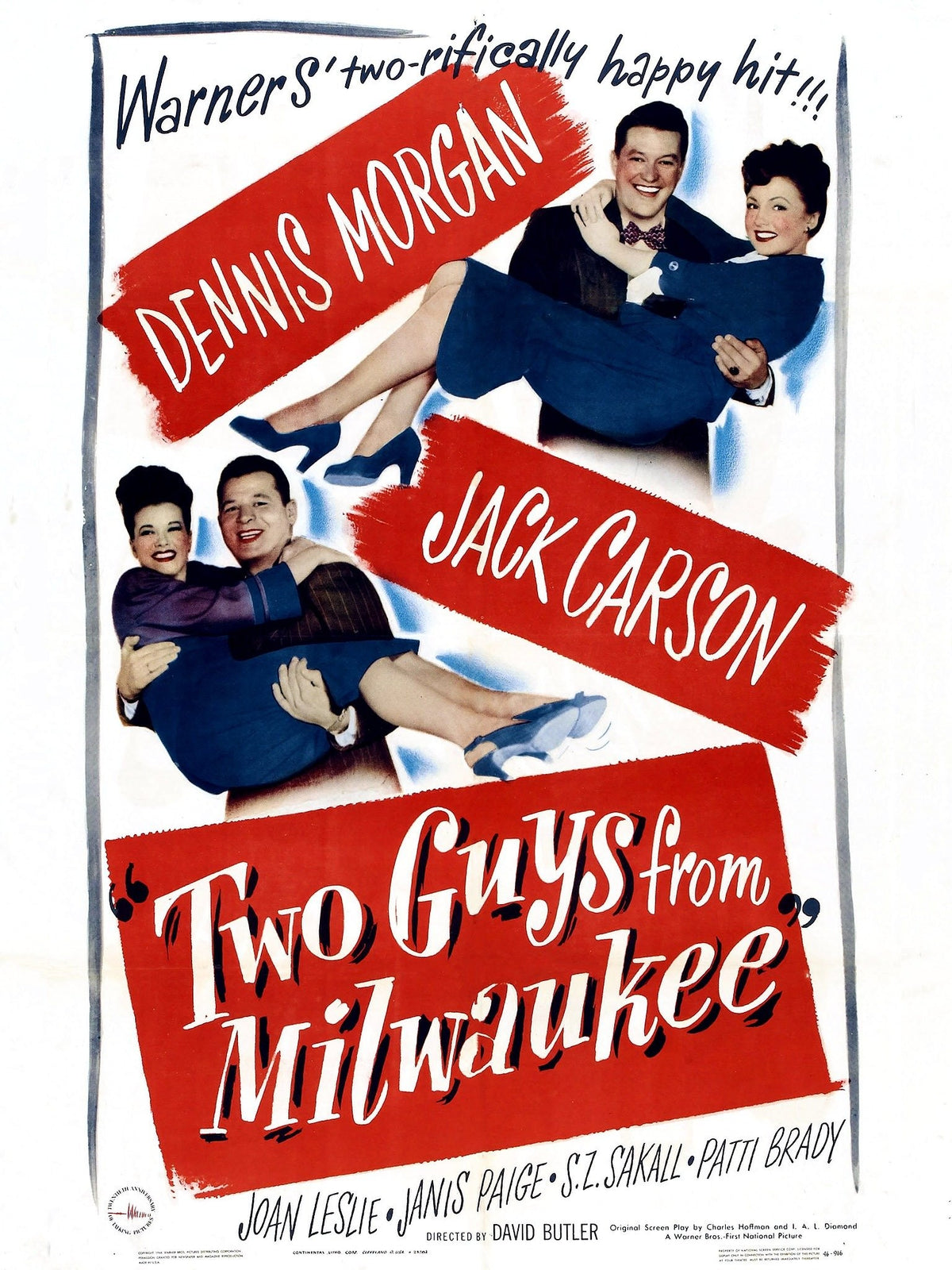 Two Guys From Milwaukee 1946 DVD