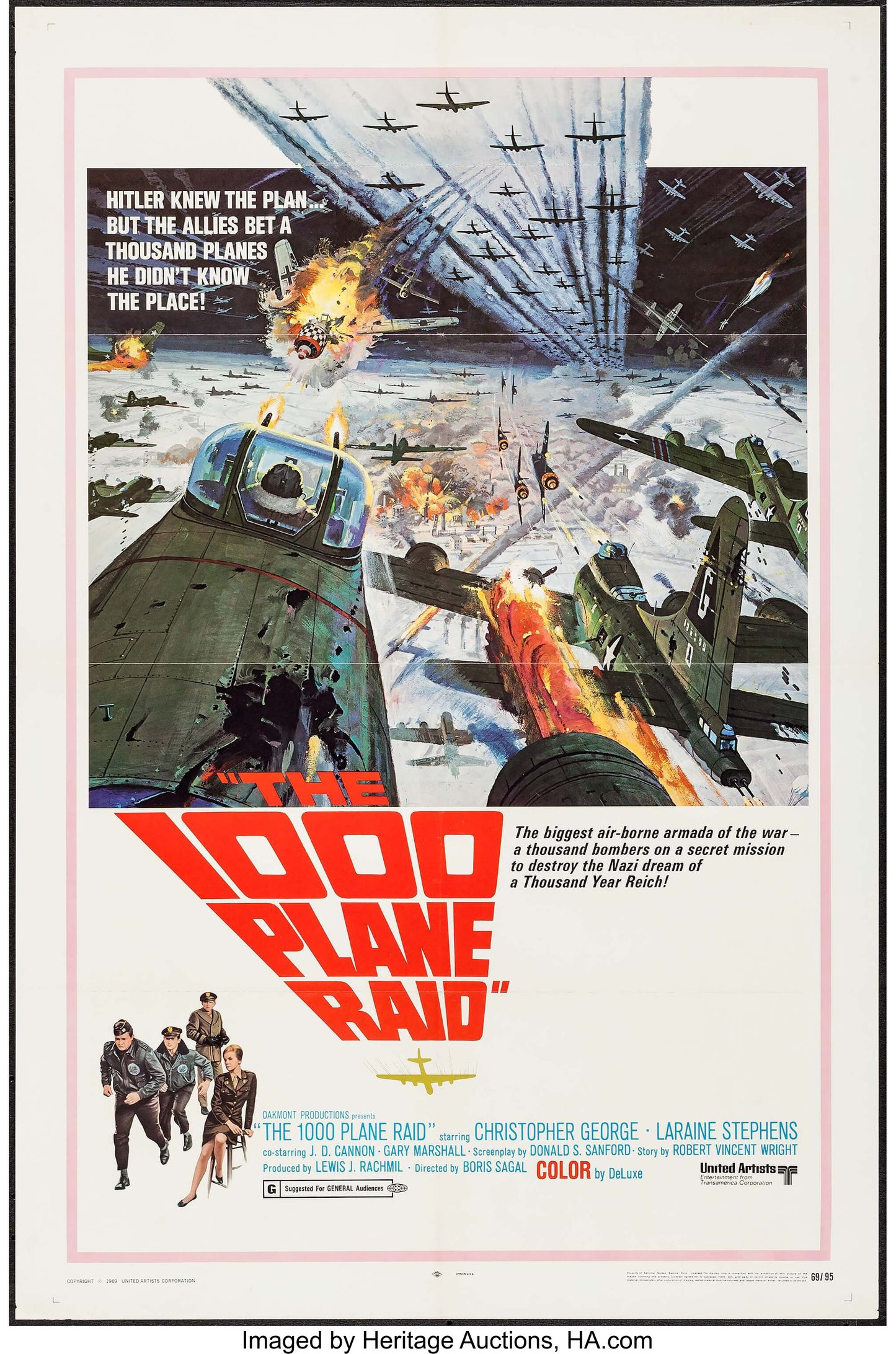 The 1000 Plane Raid 1969 DVD