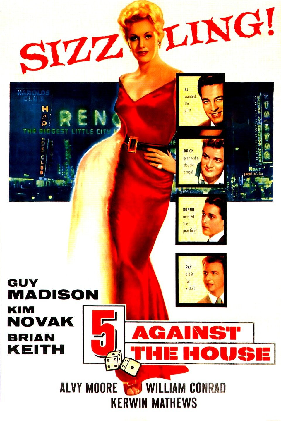5 Against The House 1955 DVD