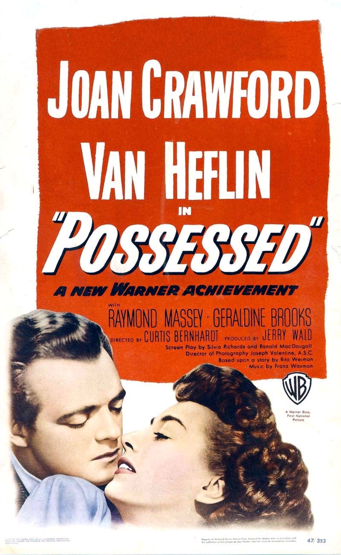 Possessed 1947 DVD