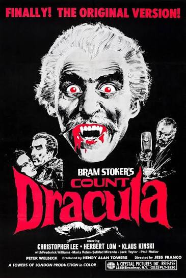 Count Dracula 1970 DVD