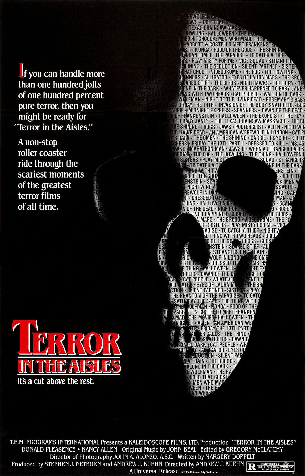 Terror In The Aisles 1984 DVD