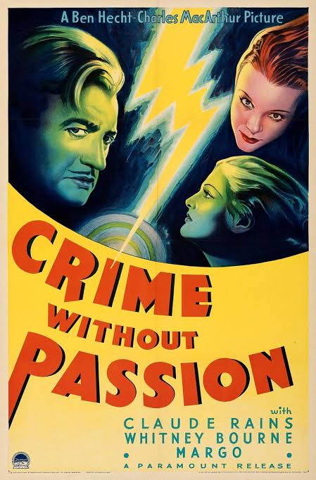 Crime Without Passion 1934 DVD