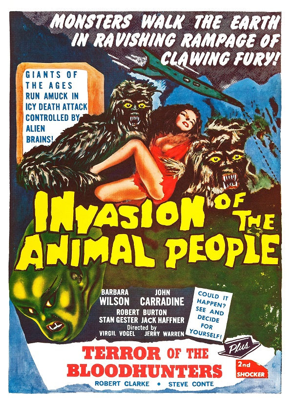 Invasion Of The Animal People 1959 DVD