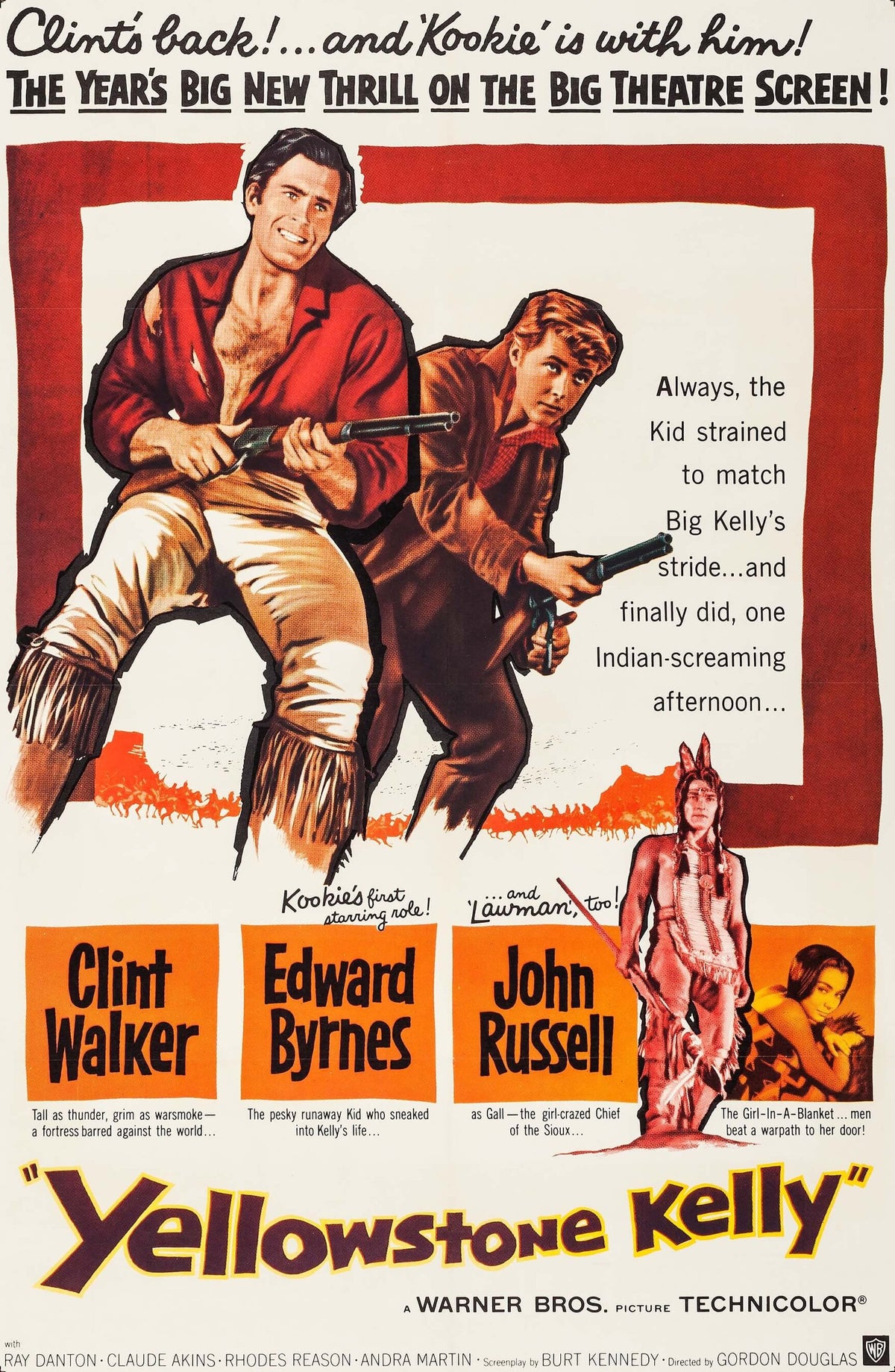 Yellowstone Kelly 1959 DVD