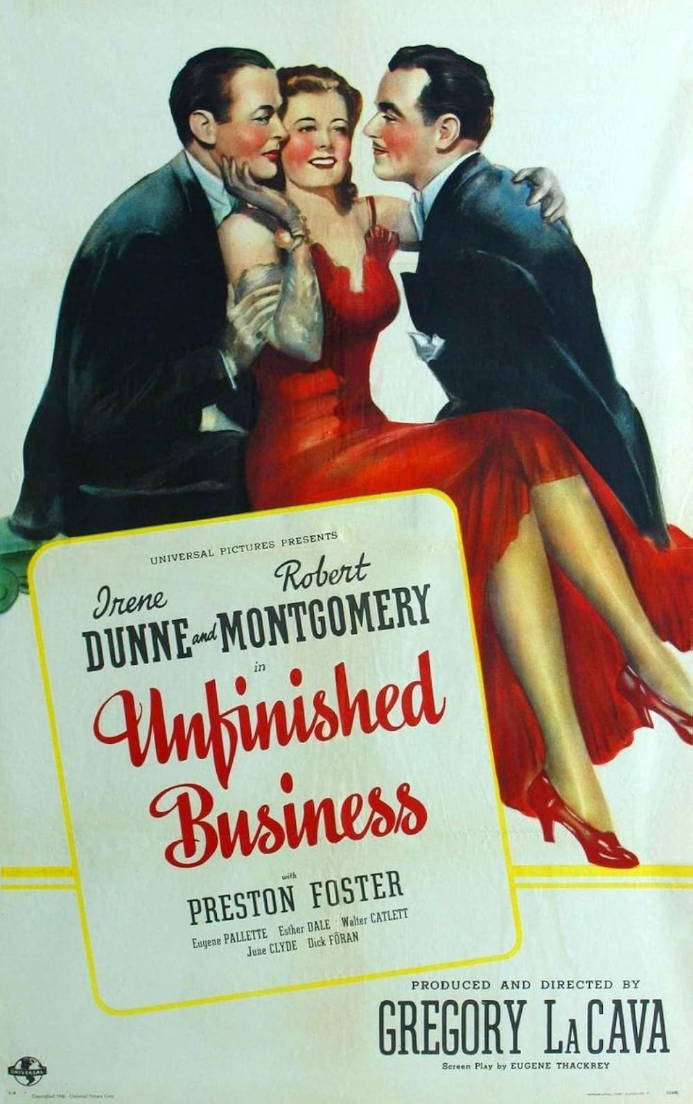 Unfinished Business 1940 DVD