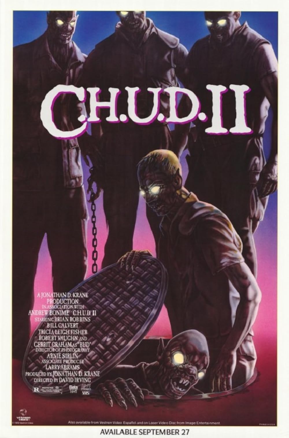 C.H.U.D II Bud The CHUD 1989 DVD