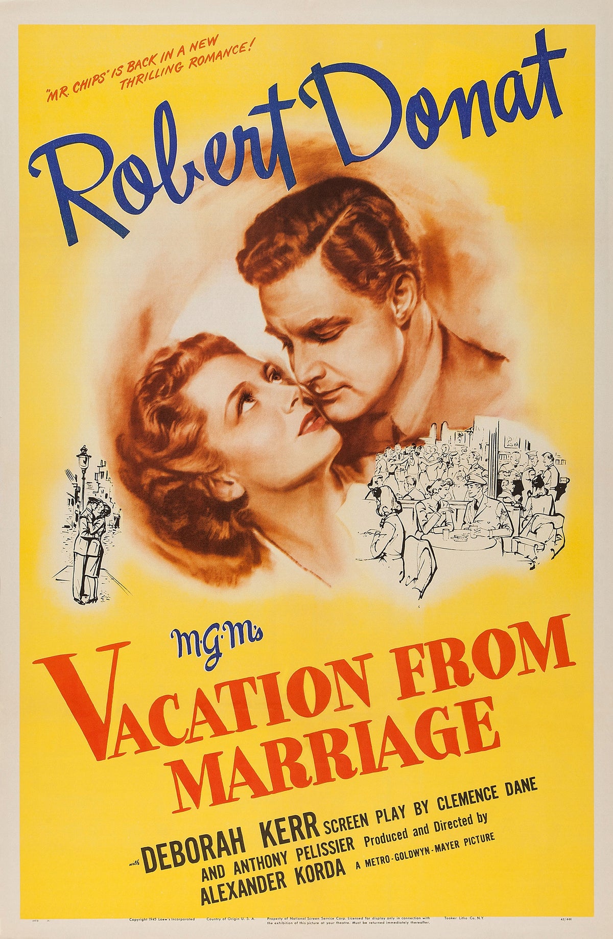 Vacation From Marriage 1945 DVD