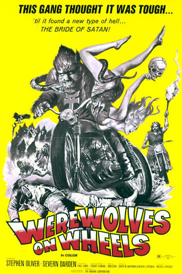 Werewolves On Wheels 1971 DVD