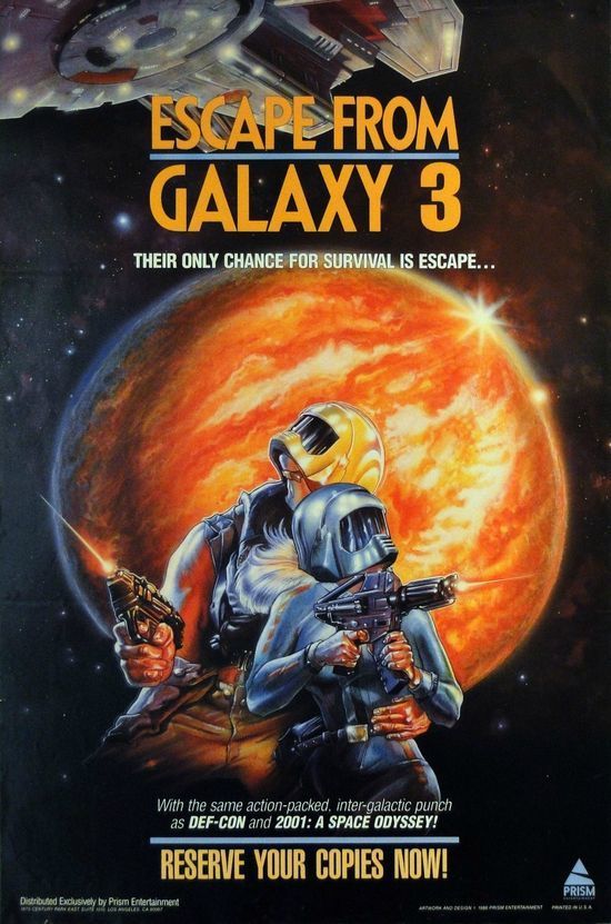 Escape From Galaxy 3 1981 DVD