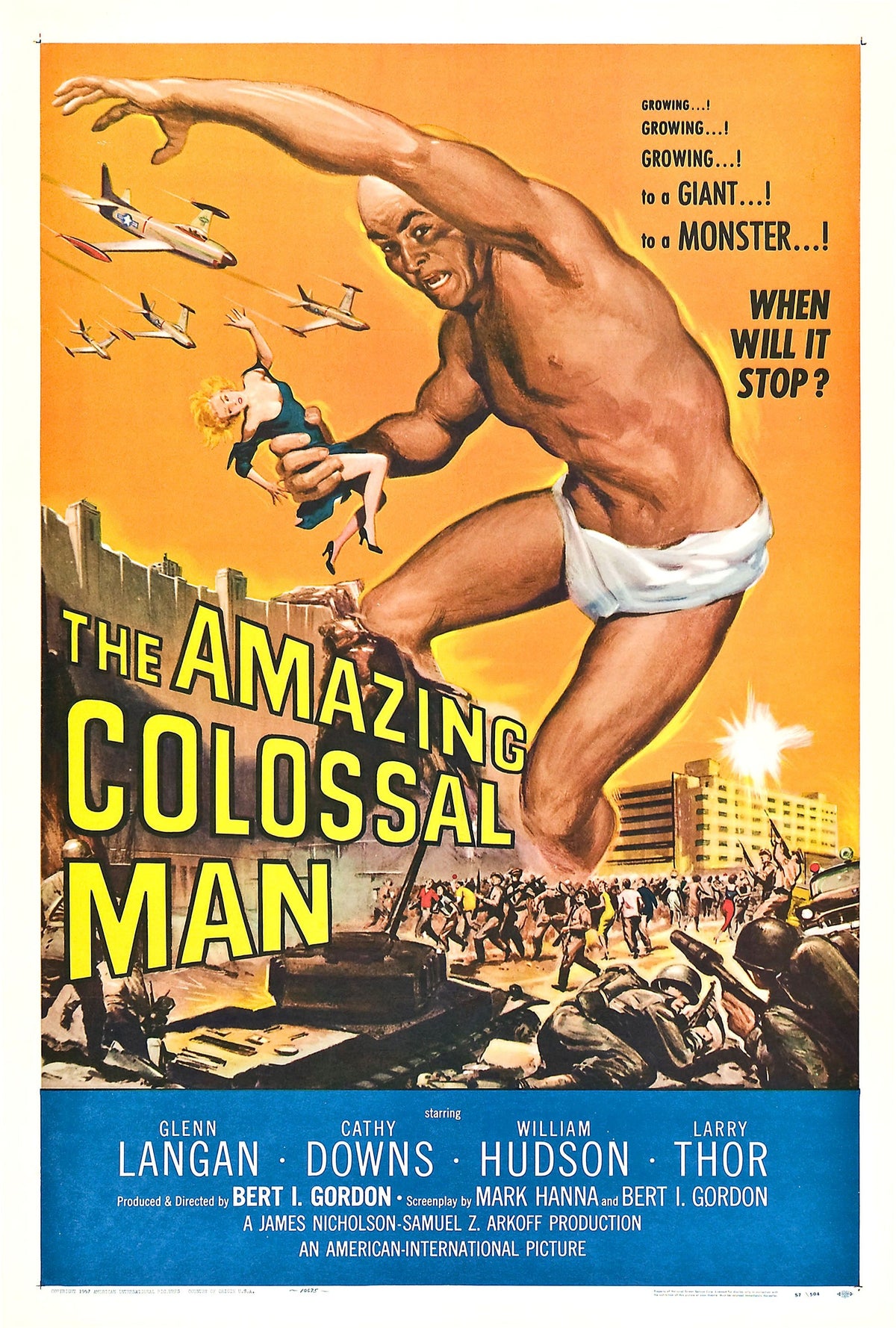 The Amazing Colossal Man 1957 DVD