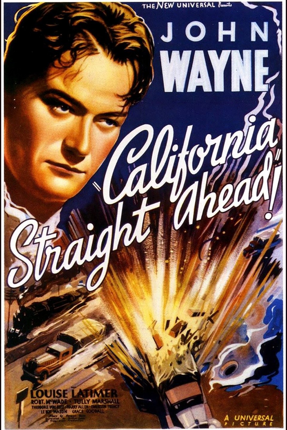 California Straight Ahead 1937 DVD