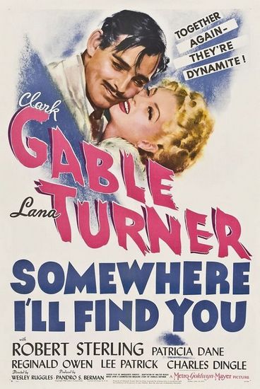 Somewhere , I'll Find You 1942 DVD