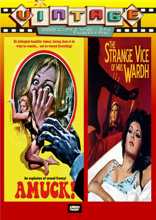 Amuck!  1972 + The Strange Vice Of Mrs Wardh 1971 DVD