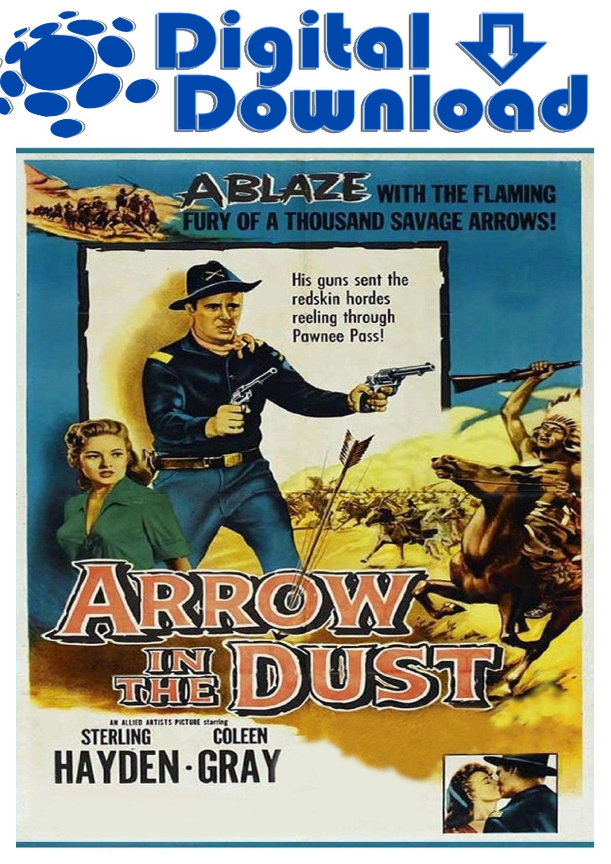 Arrow In The Dust 1954 Digital Download