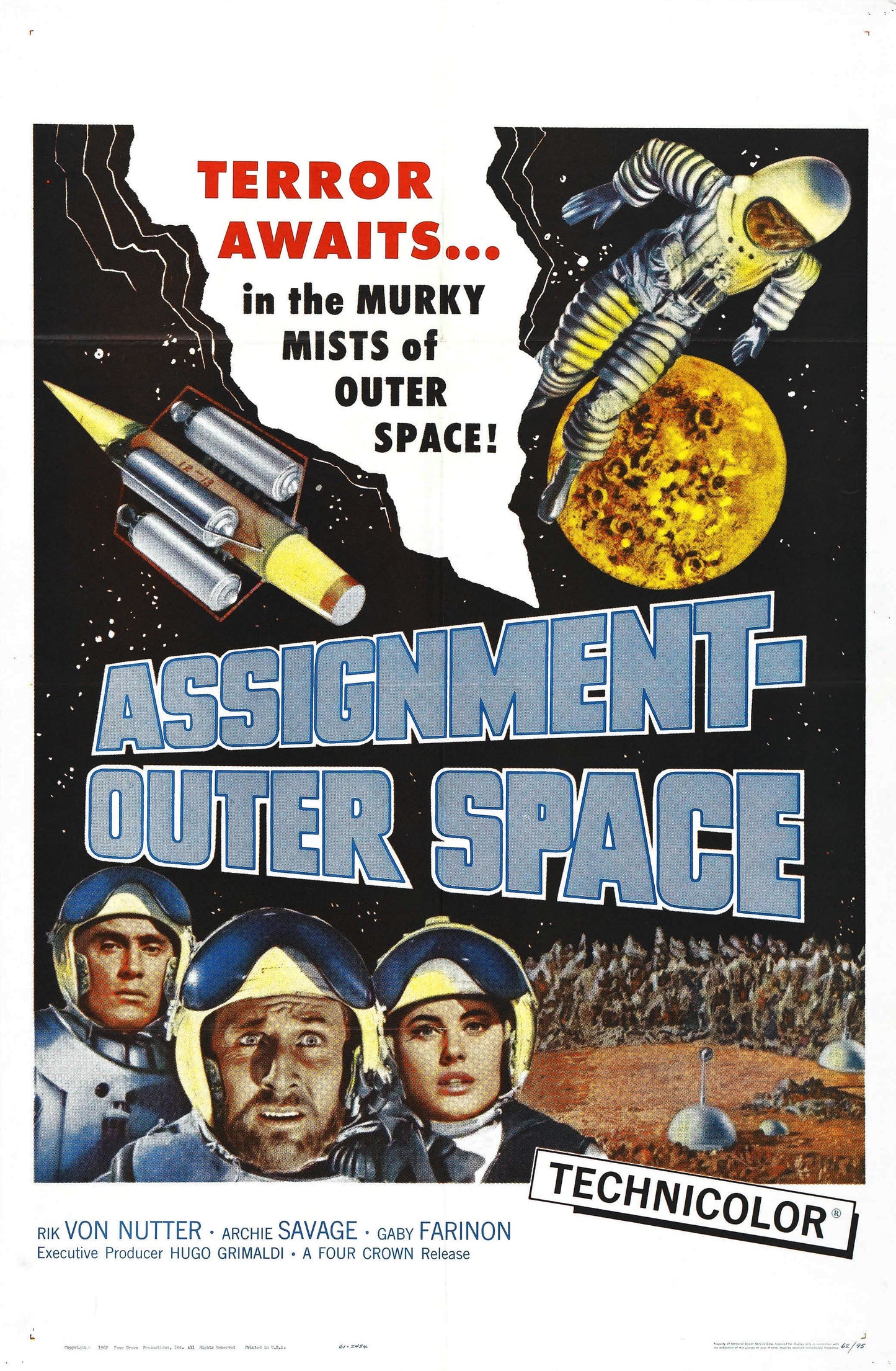 Assignment Outer Space 1960 DVD
