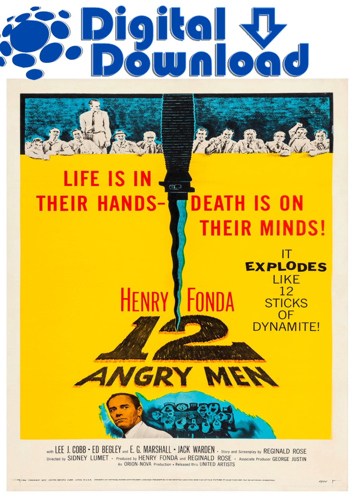 12 Angry Men 1957 Digital Download