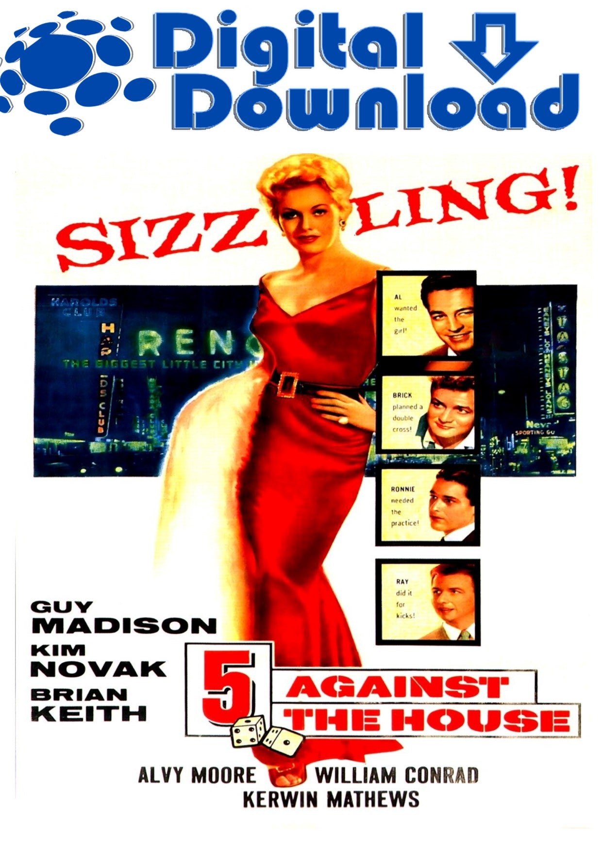 5 Against The House 1955 Digital Download