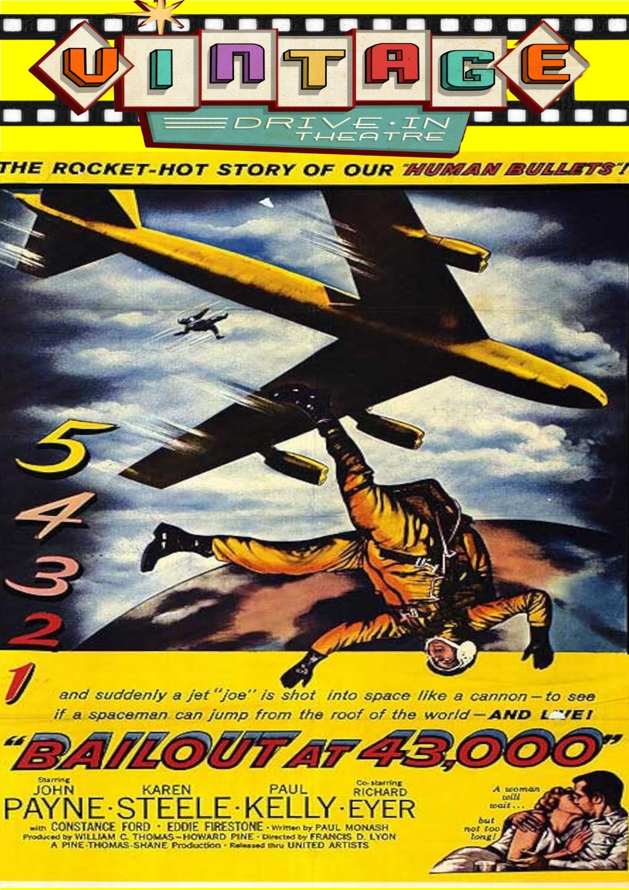 Bailout At 43,000 Feet 1957 DVD