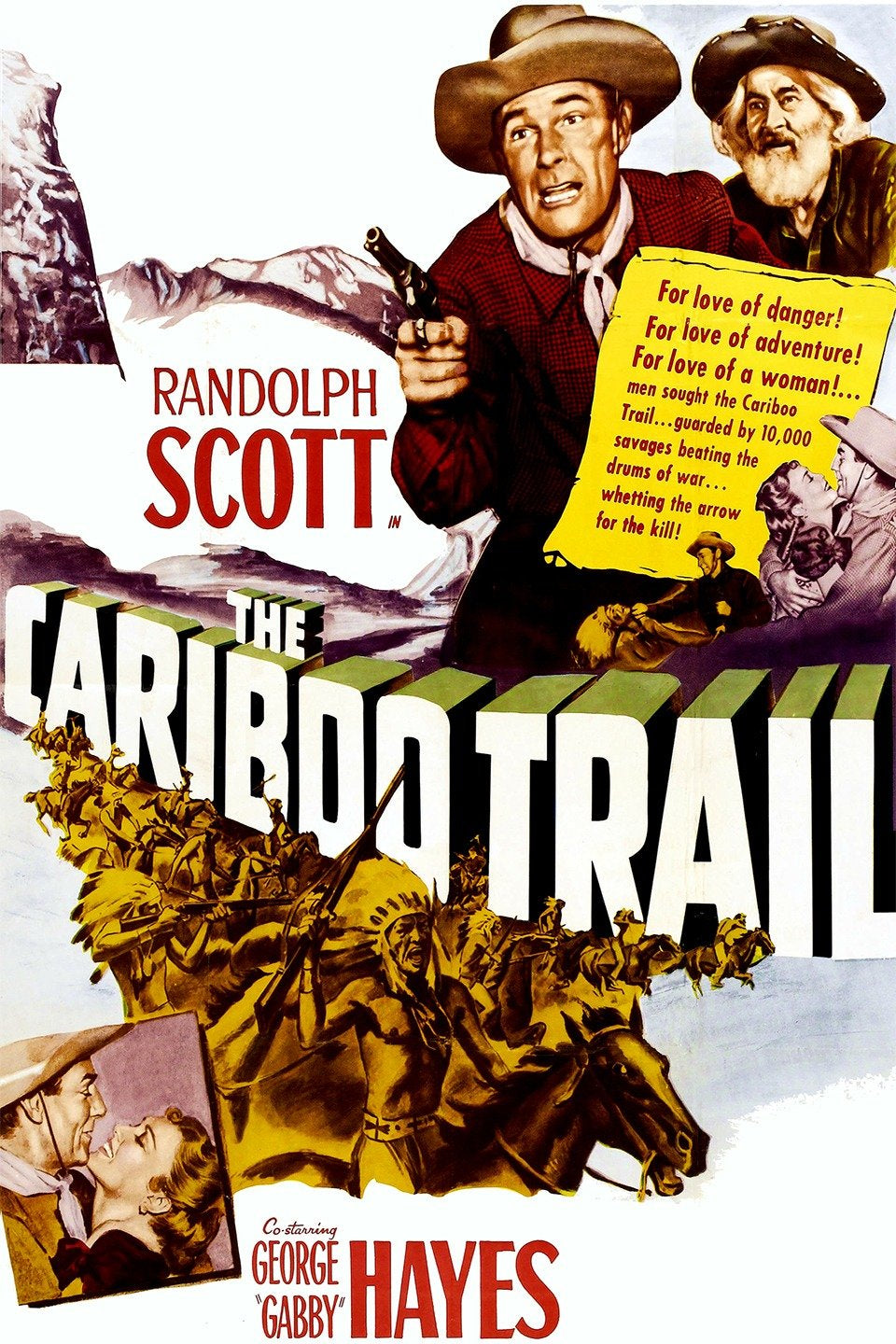 The Cariboo Trail 1950 DVD