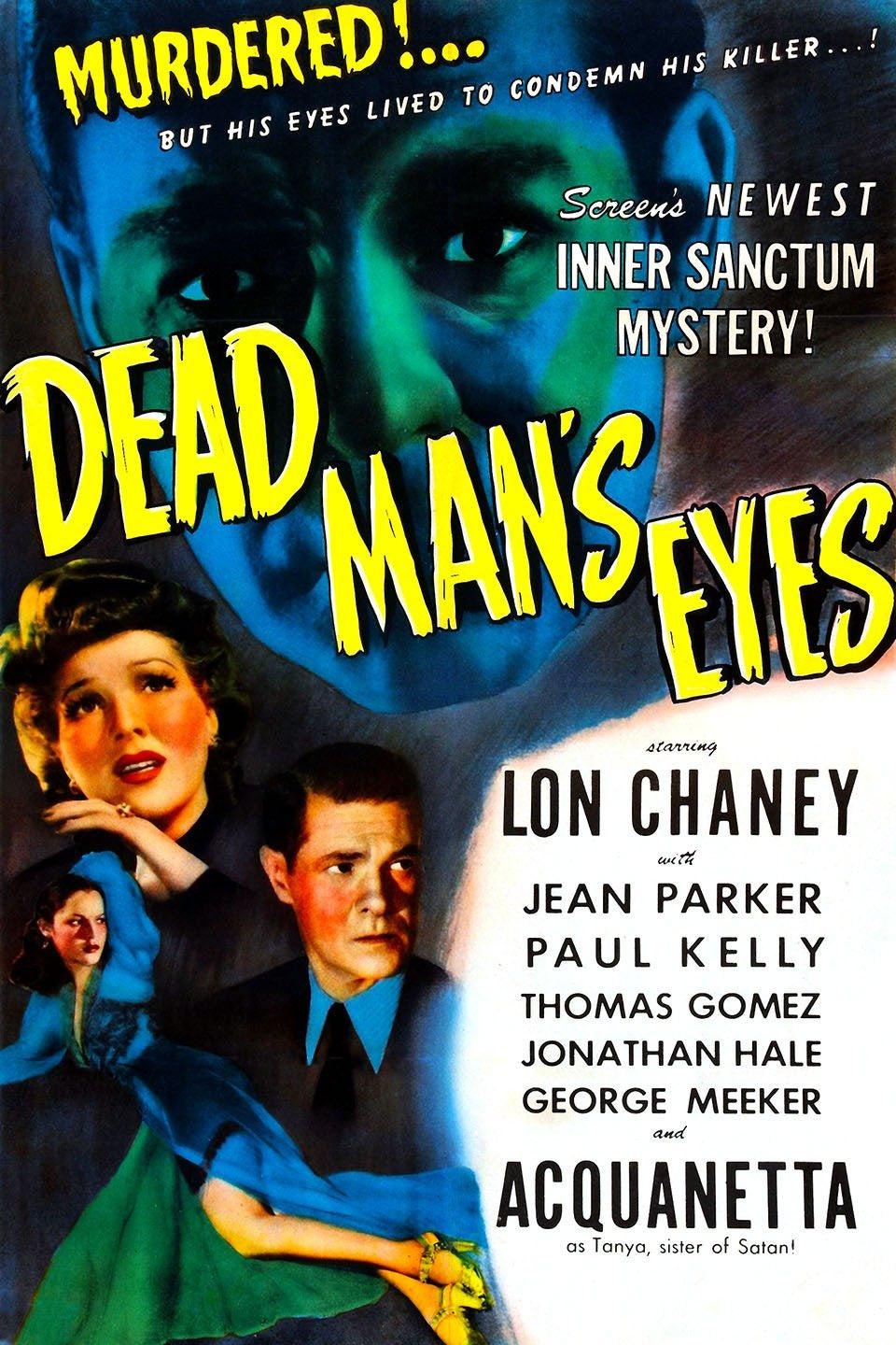 Dead Man's Eyes 1944 DVD