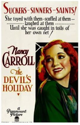 The Devil's Holiday 1930 DVD