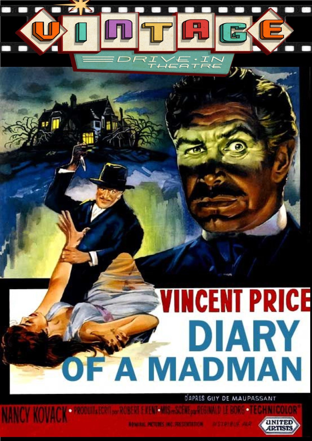 Diary Of A Madman 1963 DVD