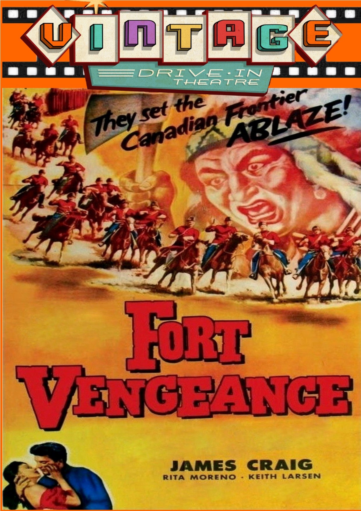 Fort Vengeance  1953 DVD
