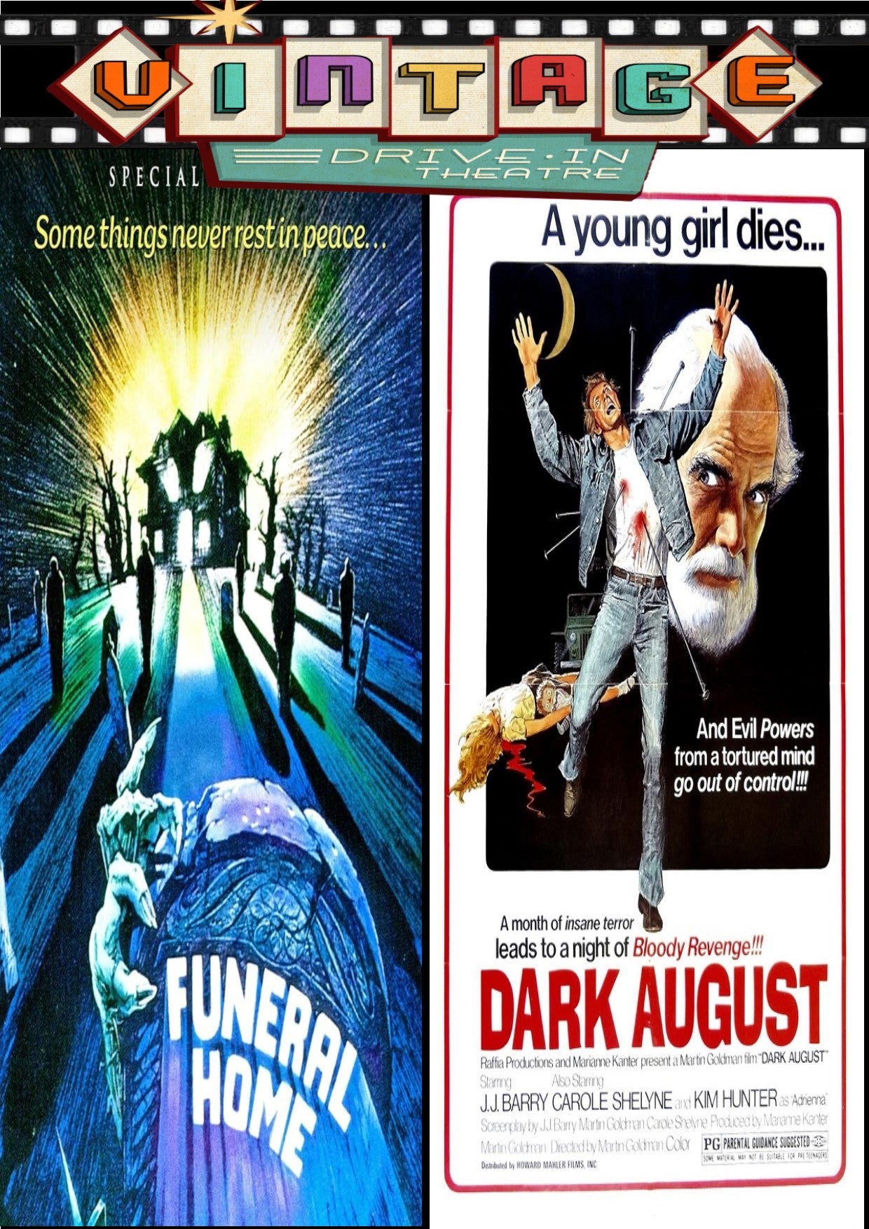 Funeral Home 1980 + Dark August 1976 DVD