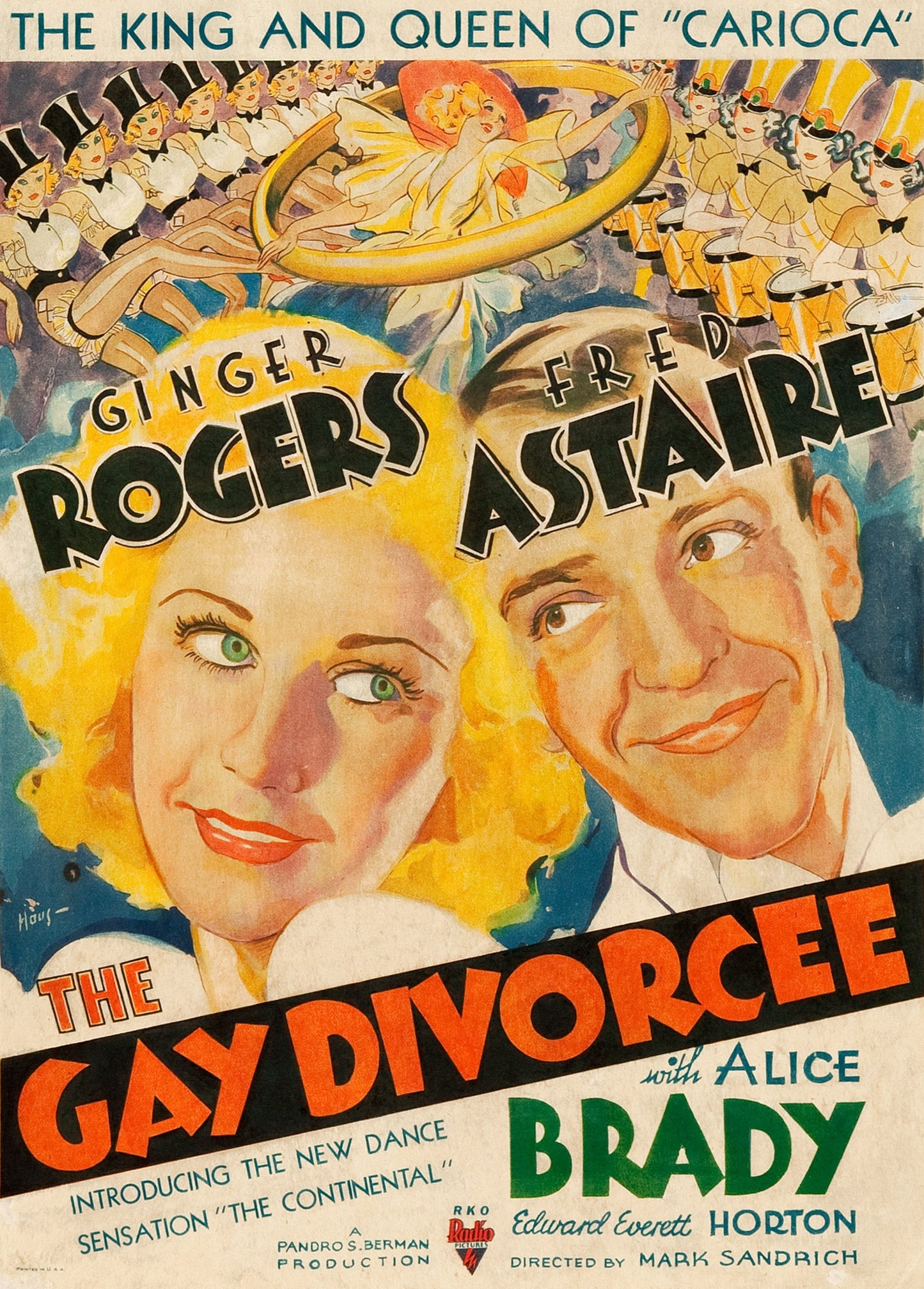 The Gay Divorcee 1934 DVD