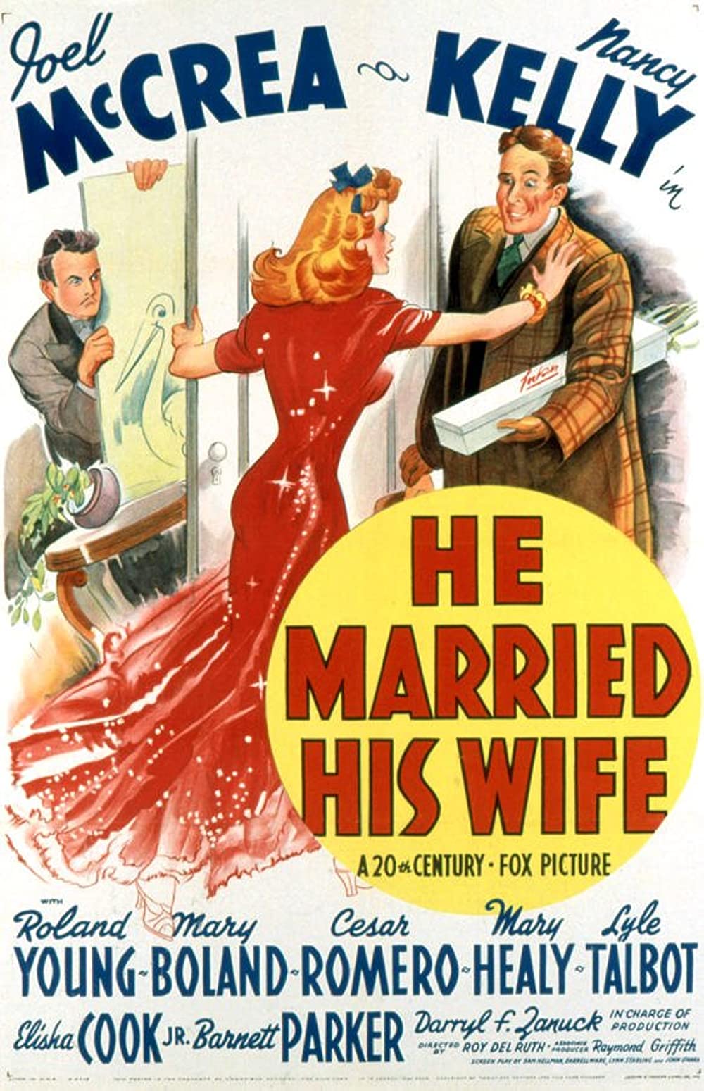 He Married His Wife 1940 DVD