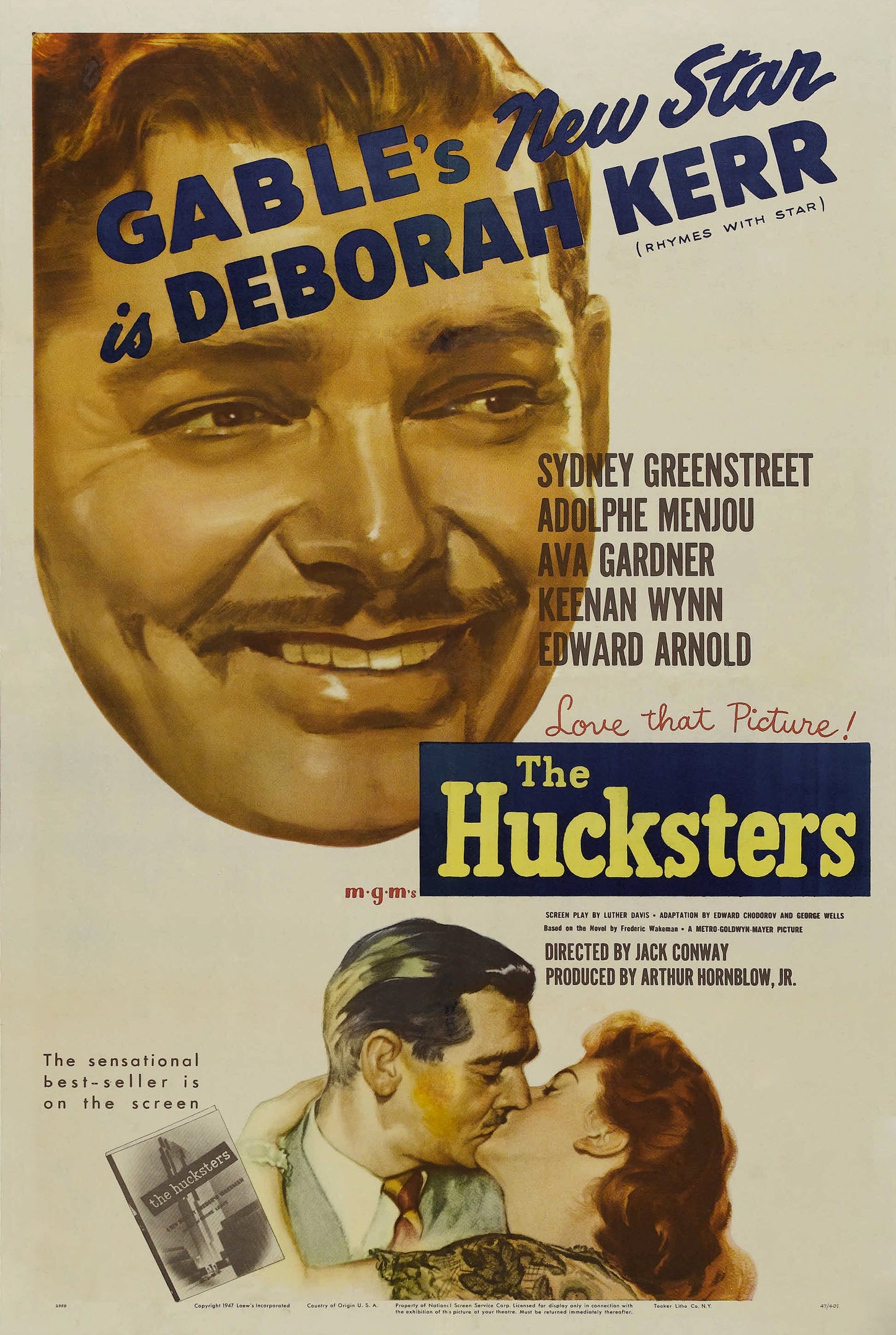 The Hucksters 1947 DVD