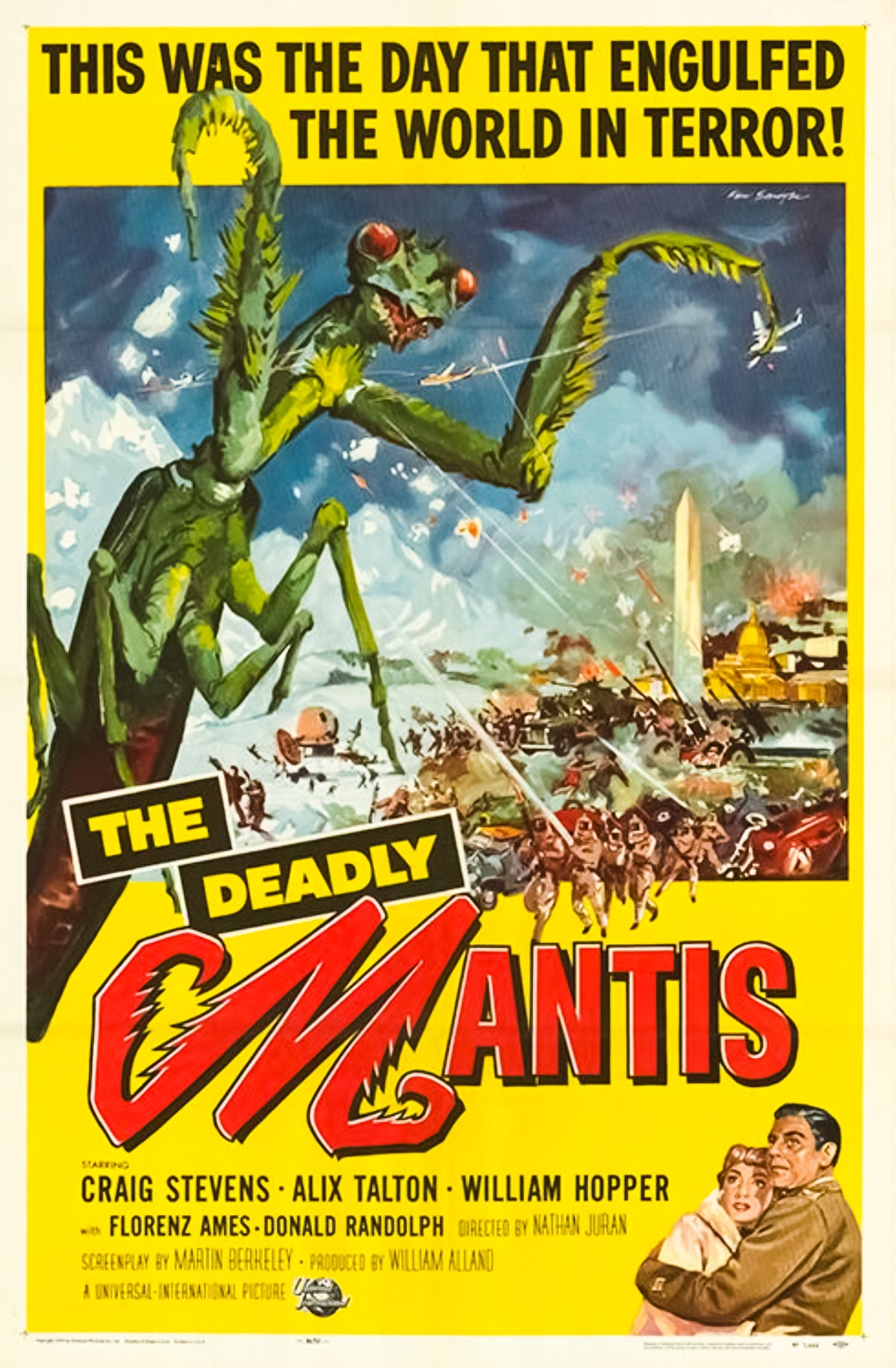 The Deadly Mantis 1957 DVD