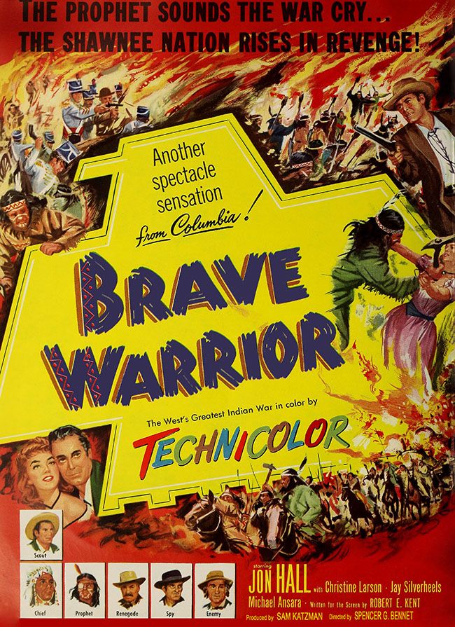 Brave Warrior 1952 DVD