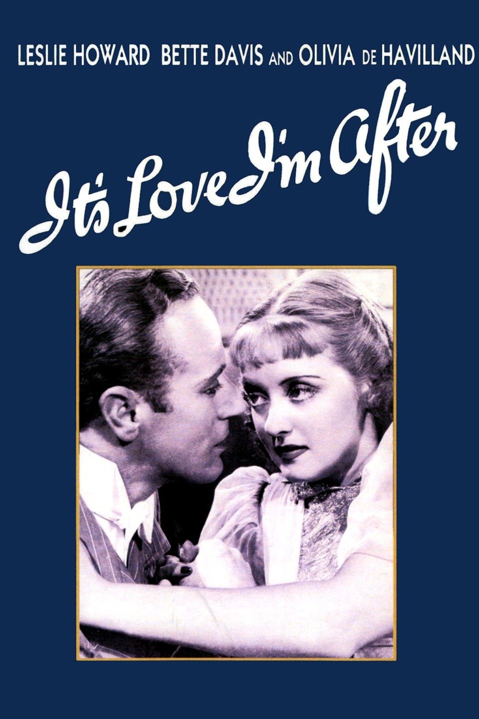 It's Love I'm After 1937 DVD