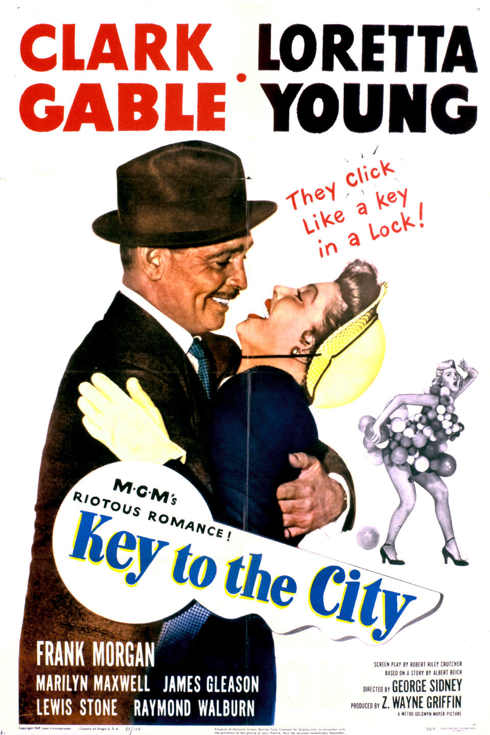 Key To The City 1950 DVD