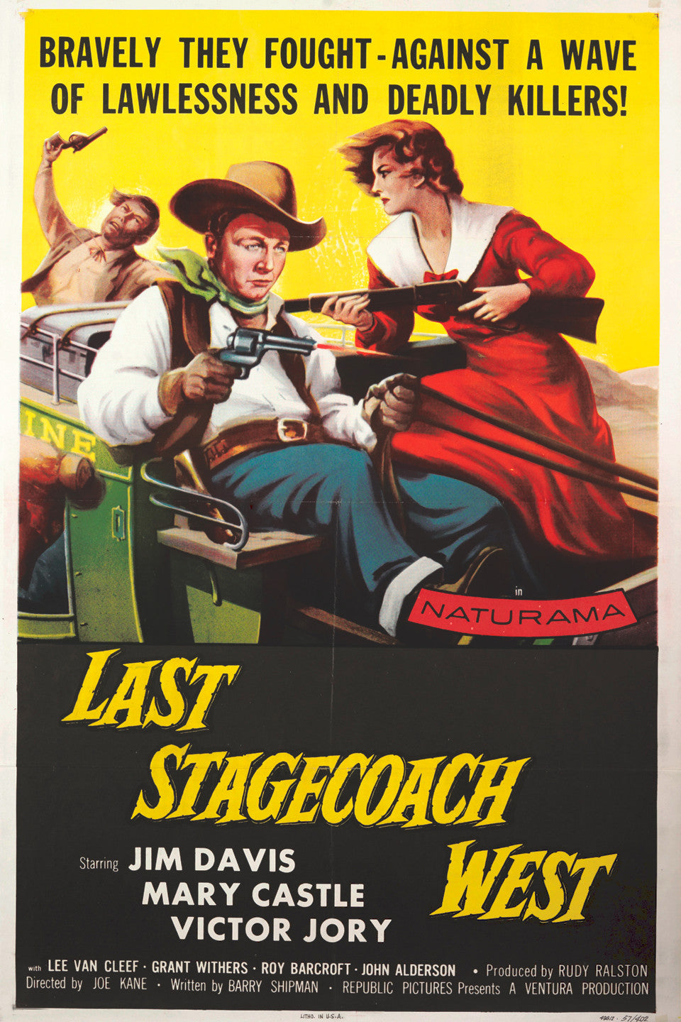 Last Stagecoach West 1957 DVD