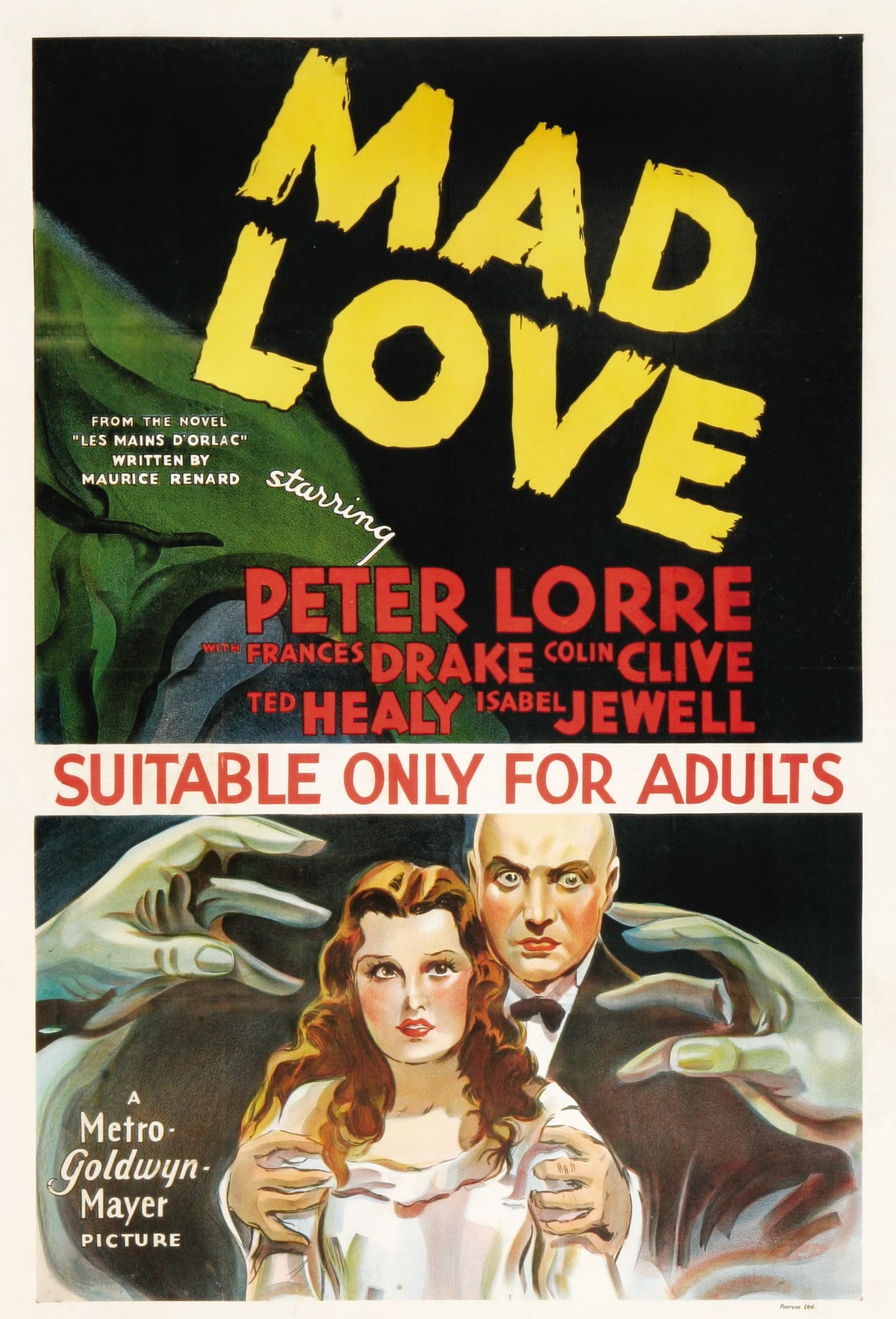 Mad Love 1935 DVD