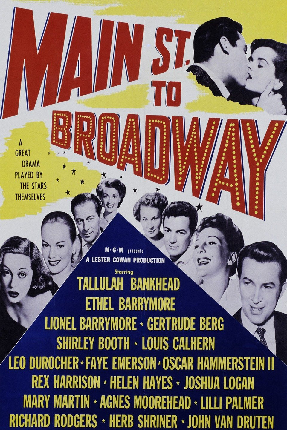Main St To Broadway 1953 DVD