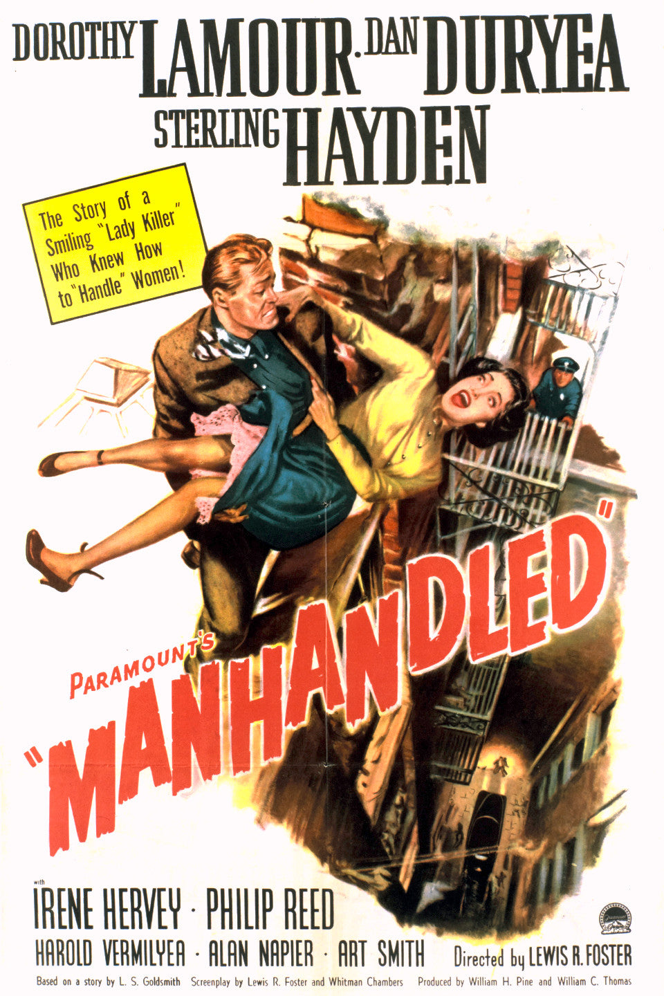 Manhandled 1949 DVD