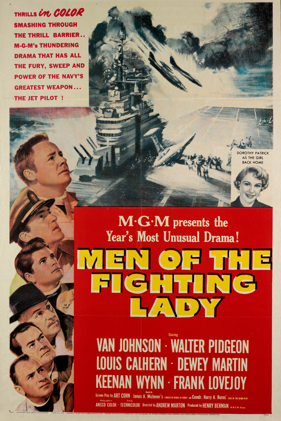 Men Of The Fighting Lady 1954 DVD