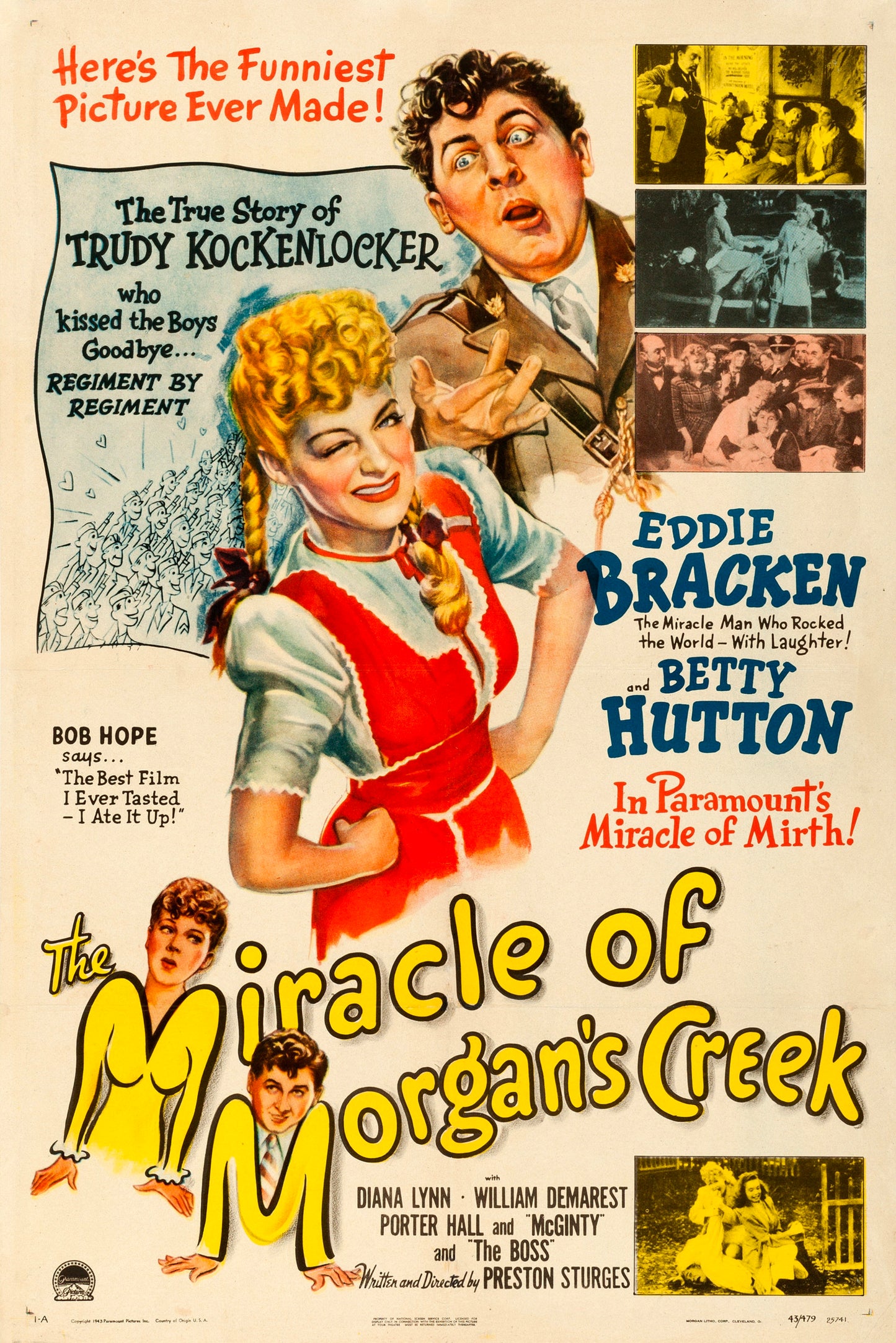 The Miracle Of Morgan's Creek 1943 DVD
