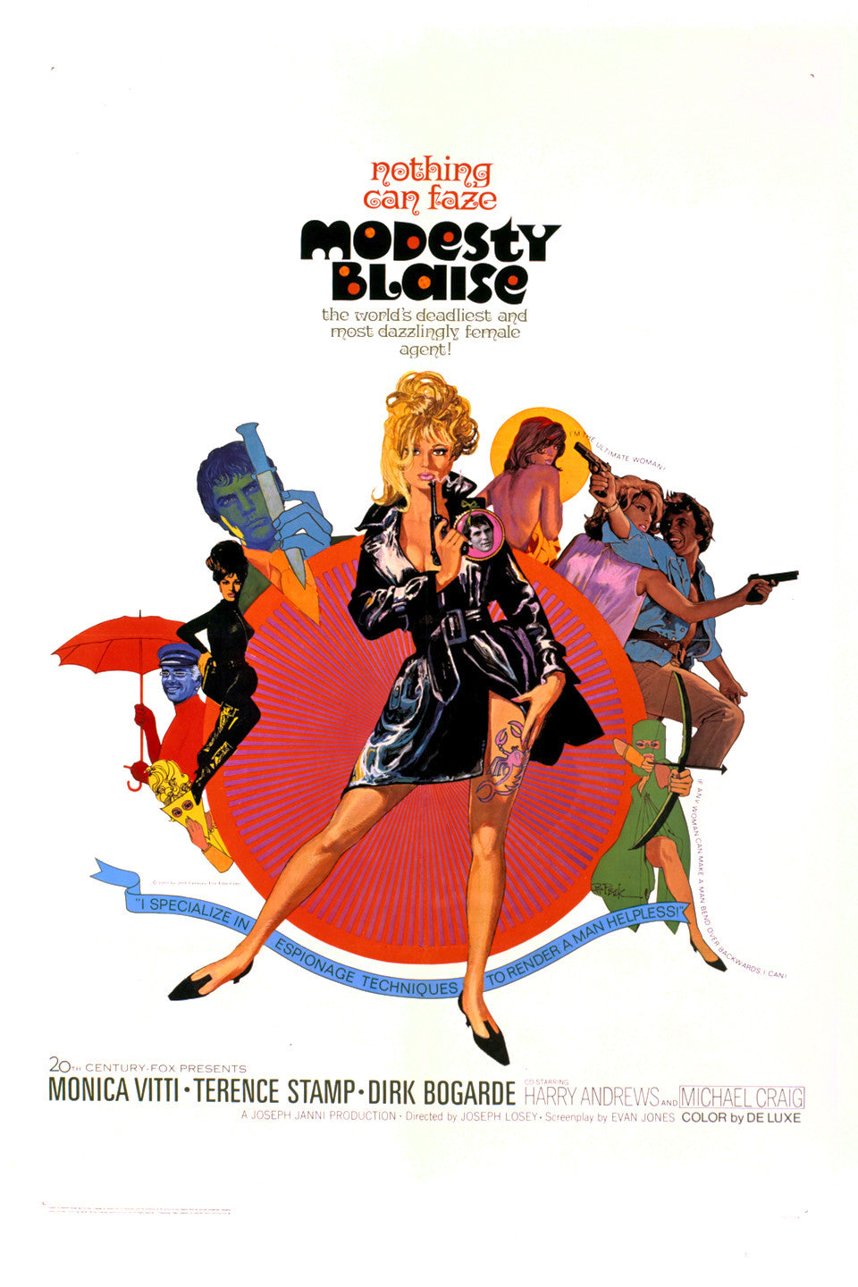 Modesty Blaise 1966 DVD