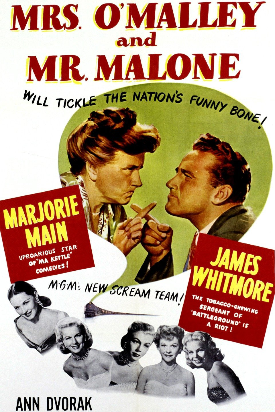 Mrs O'Malley And Mr Malone 1950 DVD