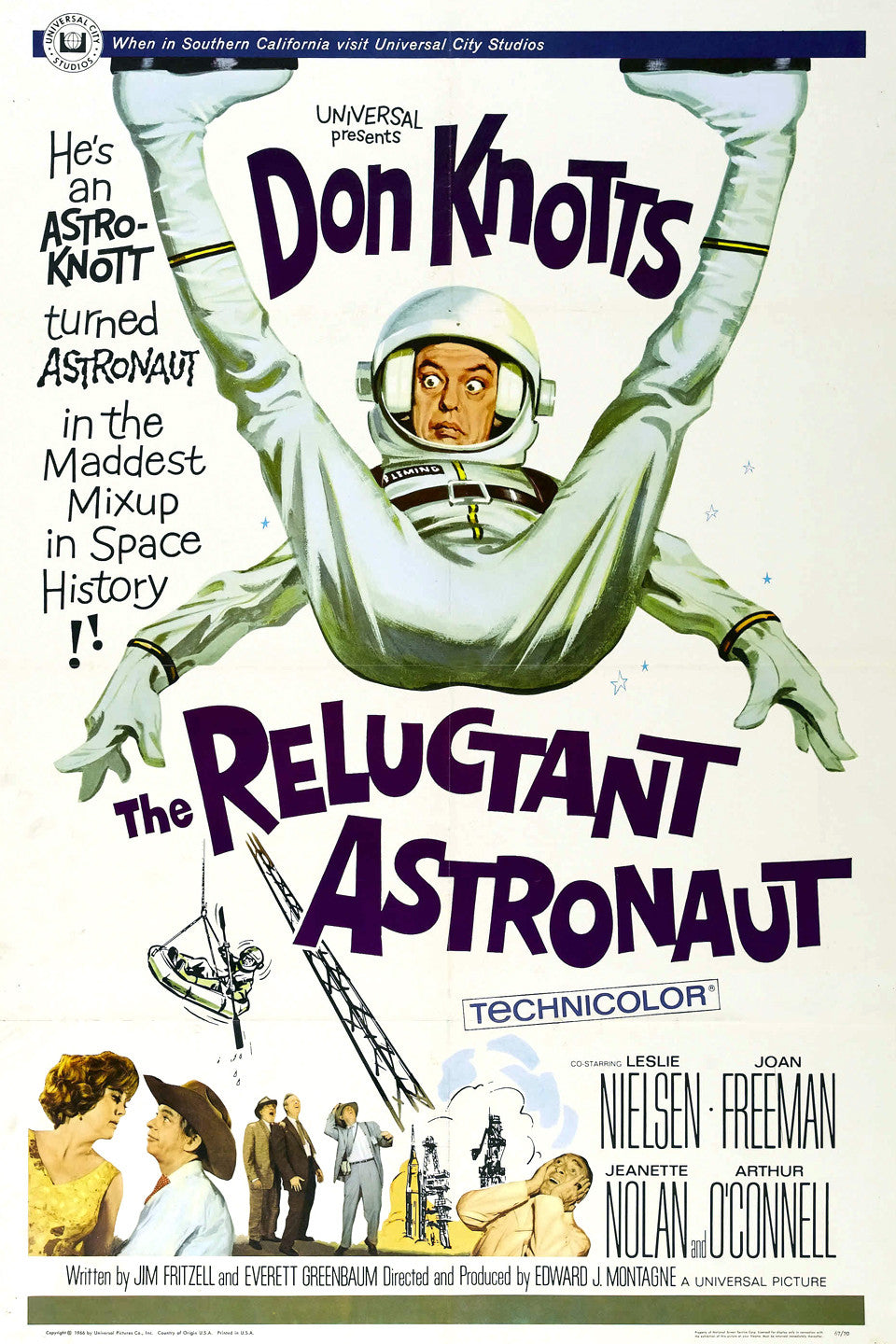 The Reluctant Astronaut    1967  DVD
