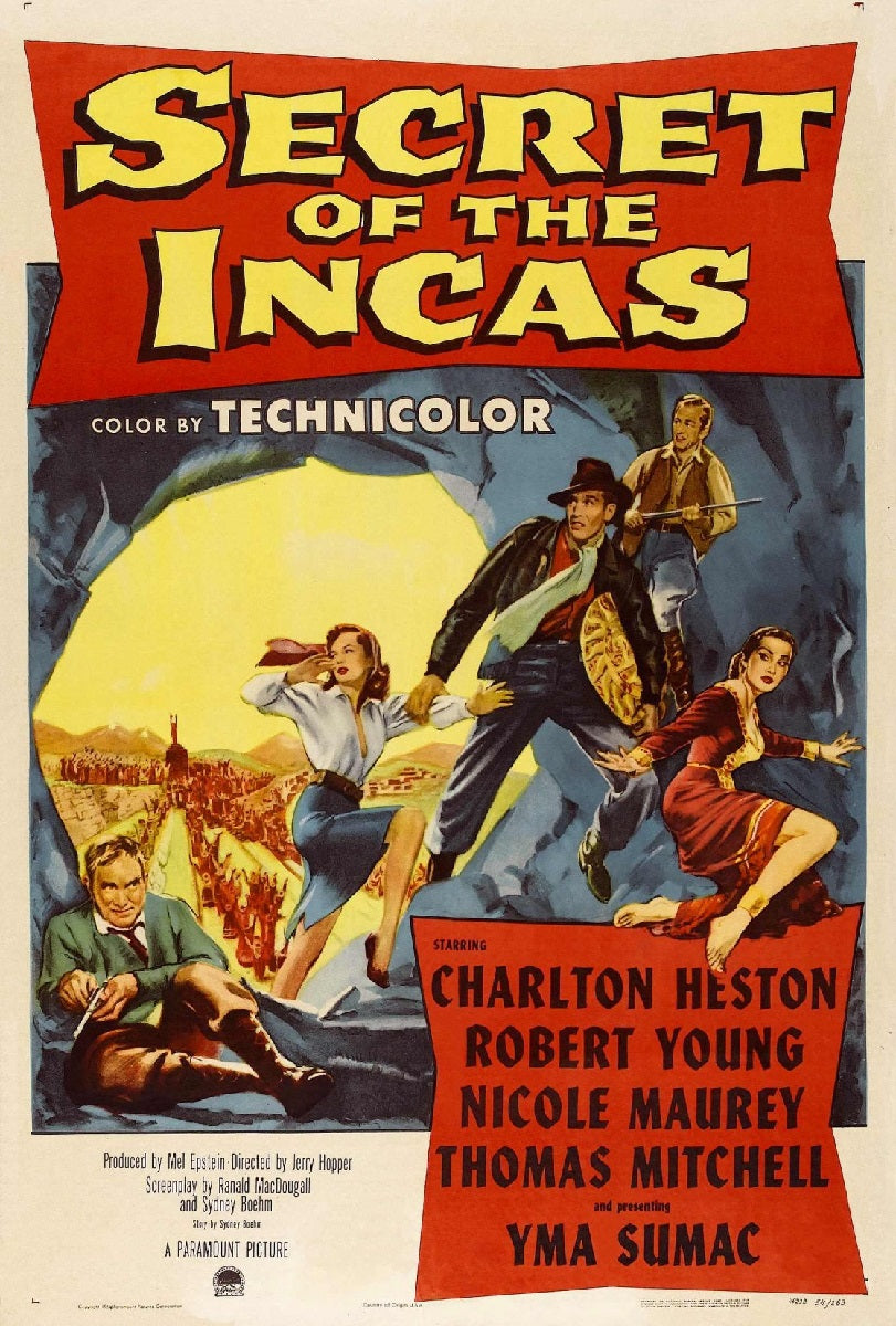 Secret Of The Incas 1954 DVD