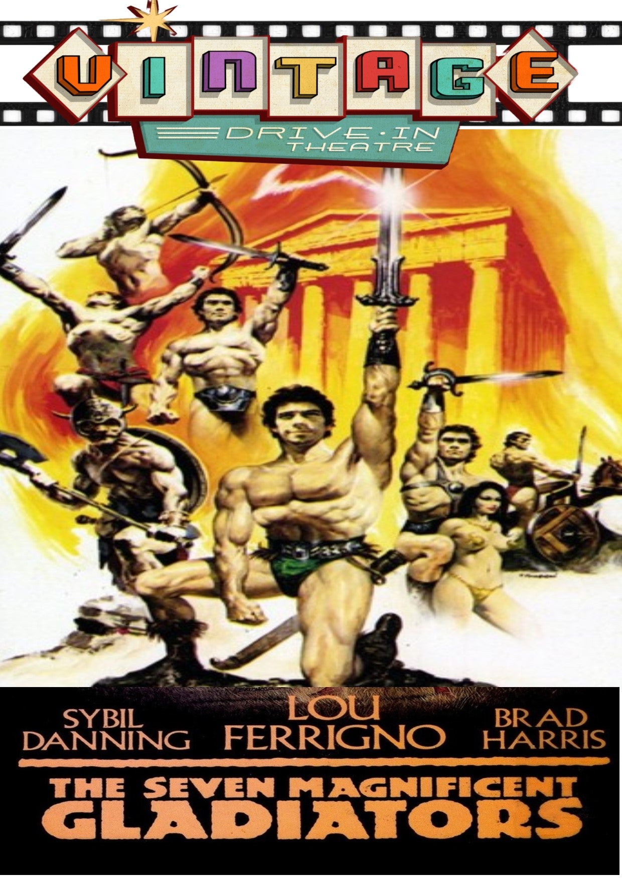 The Seven Magnificent Gladiators 1984 DVD