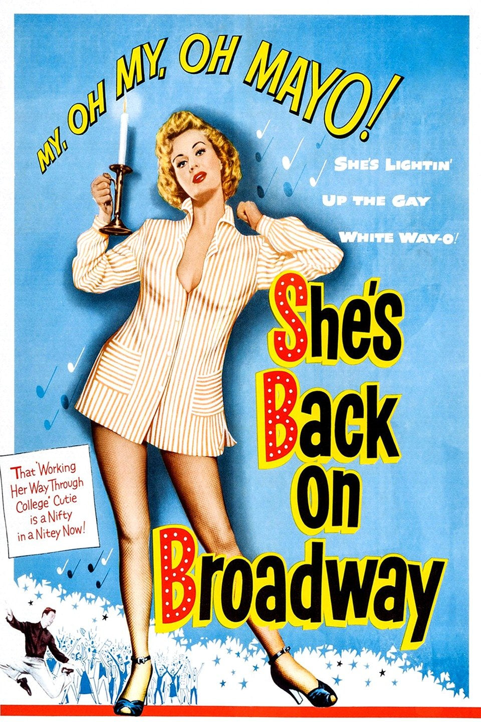 She's Back On Broadway 1953 DVD