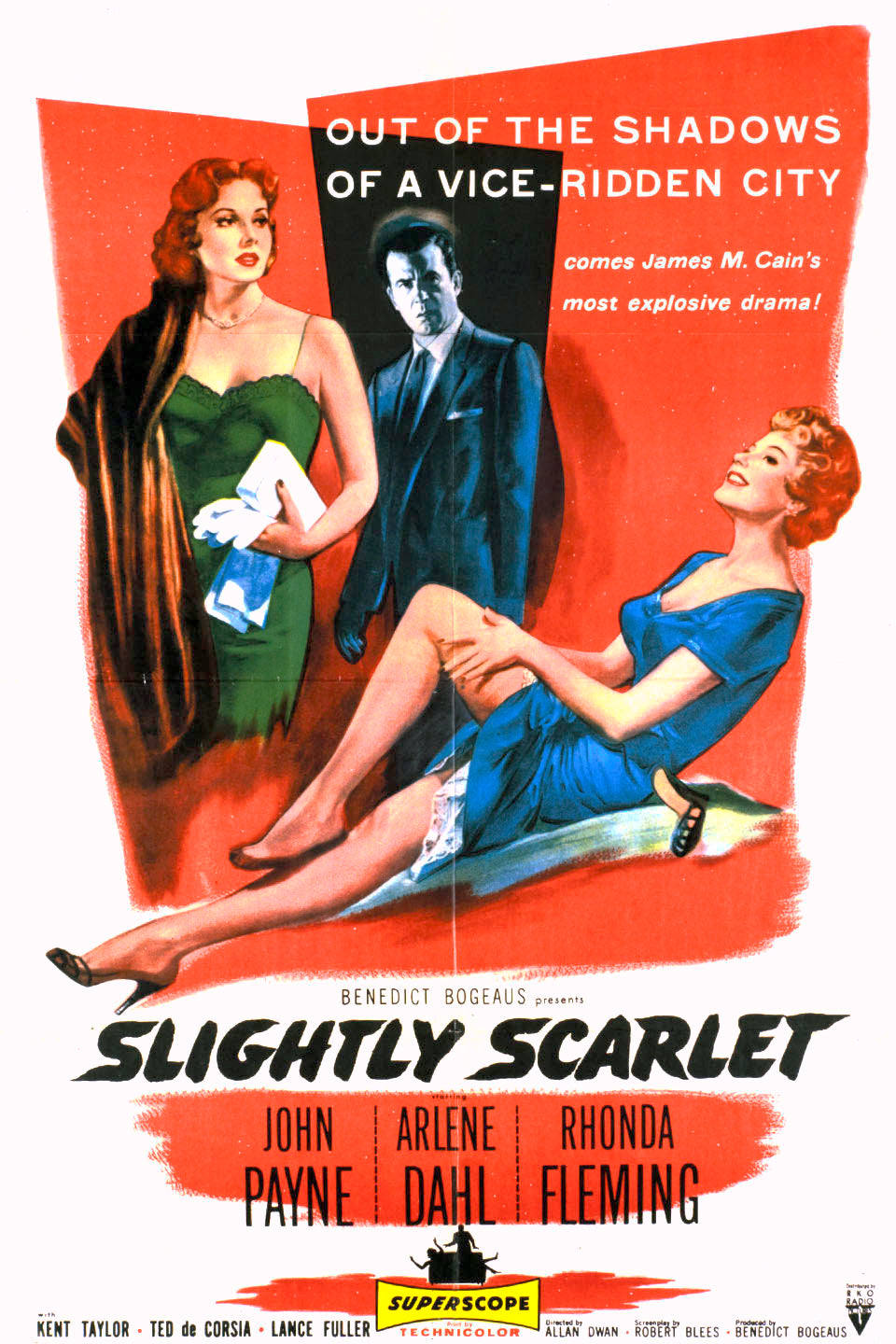 Slightly Scarlet 1956 DVD
