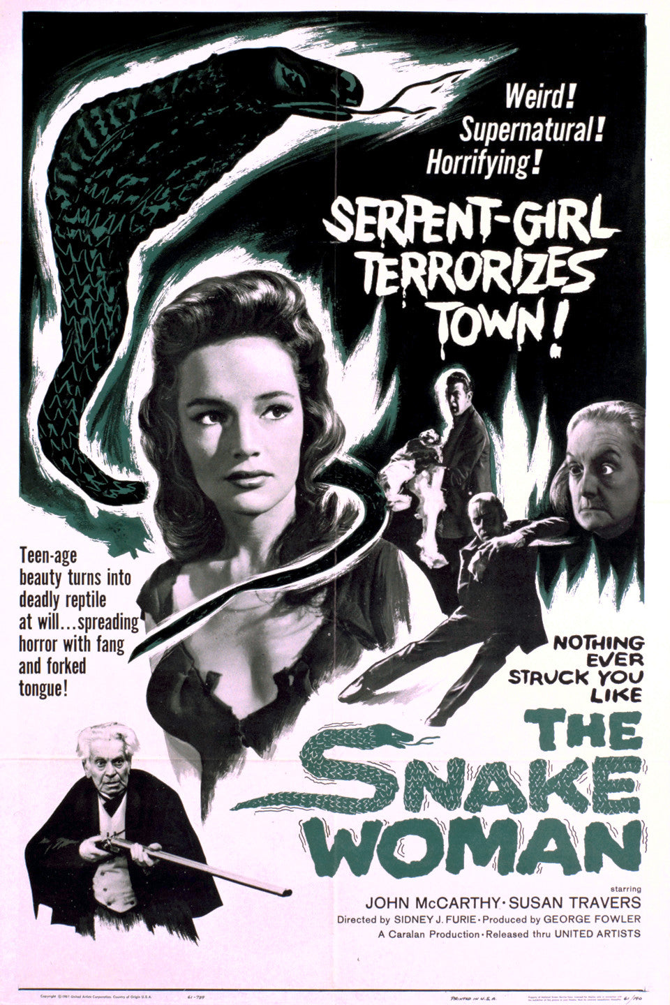 The Snake Woman 1961 + The Snake People 1968 DVD